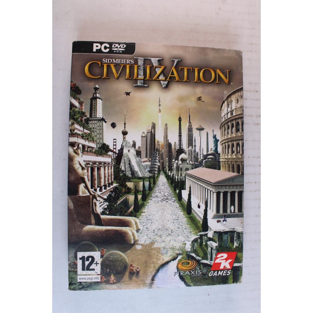 Sid Meiers Civilization IV 4 PC Game 2005 Windows Complete With Disc And Manual